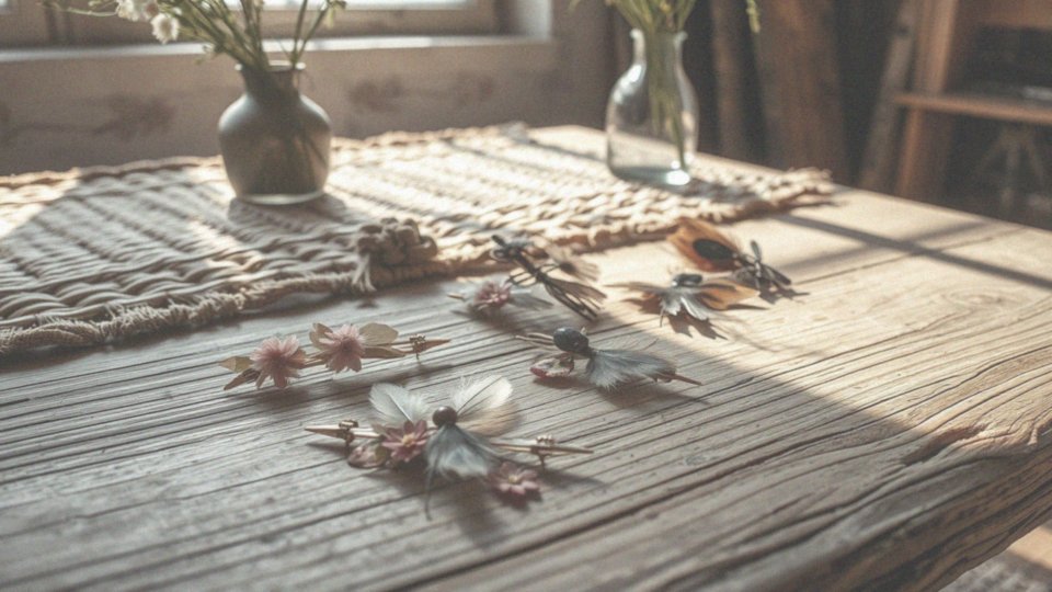 Jakie inspiracje można znaleźć w stylu boho dotyczące spinek do włosów?